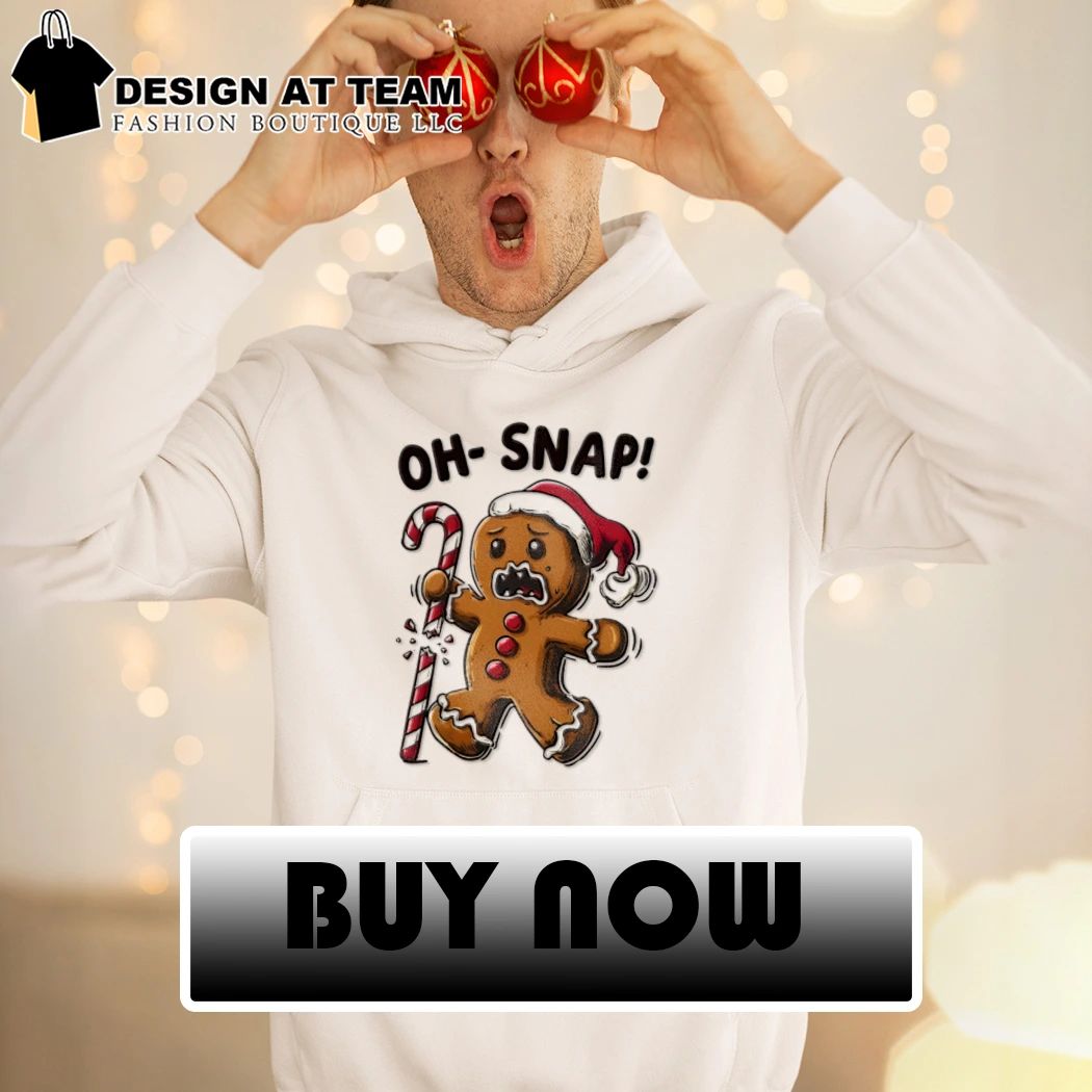 Funny Gingerbread With Broken Candy Cane Meme shirt