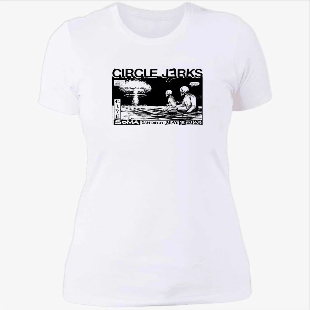 Circle Jerks 5-15-2026 San Diego CA Poster Shirt