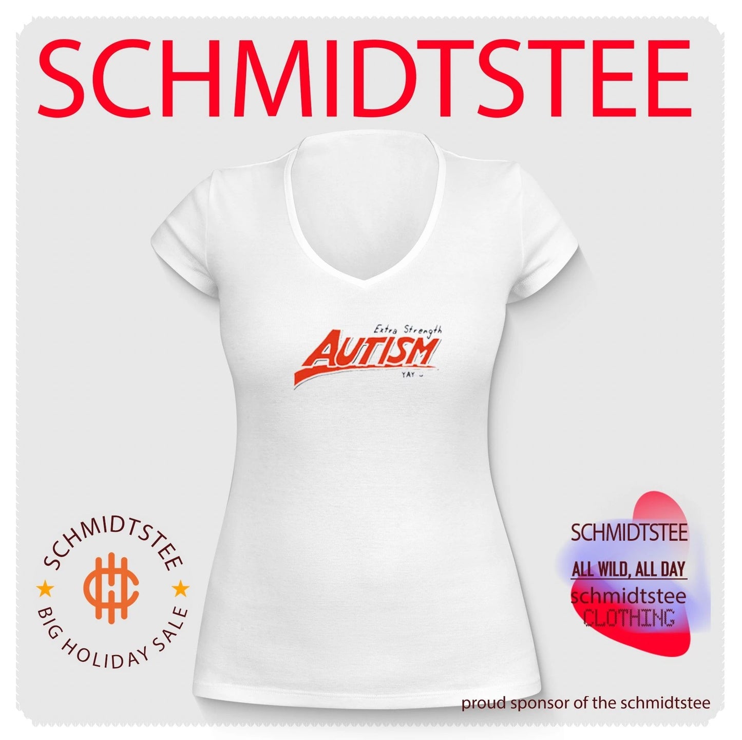 Extra Strength Autism logo shirt