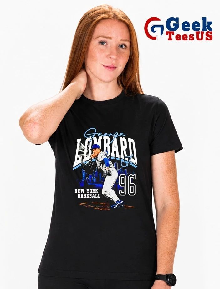 George Lombard Jr New York Yankees Baseball 96 Distressed T-shirt