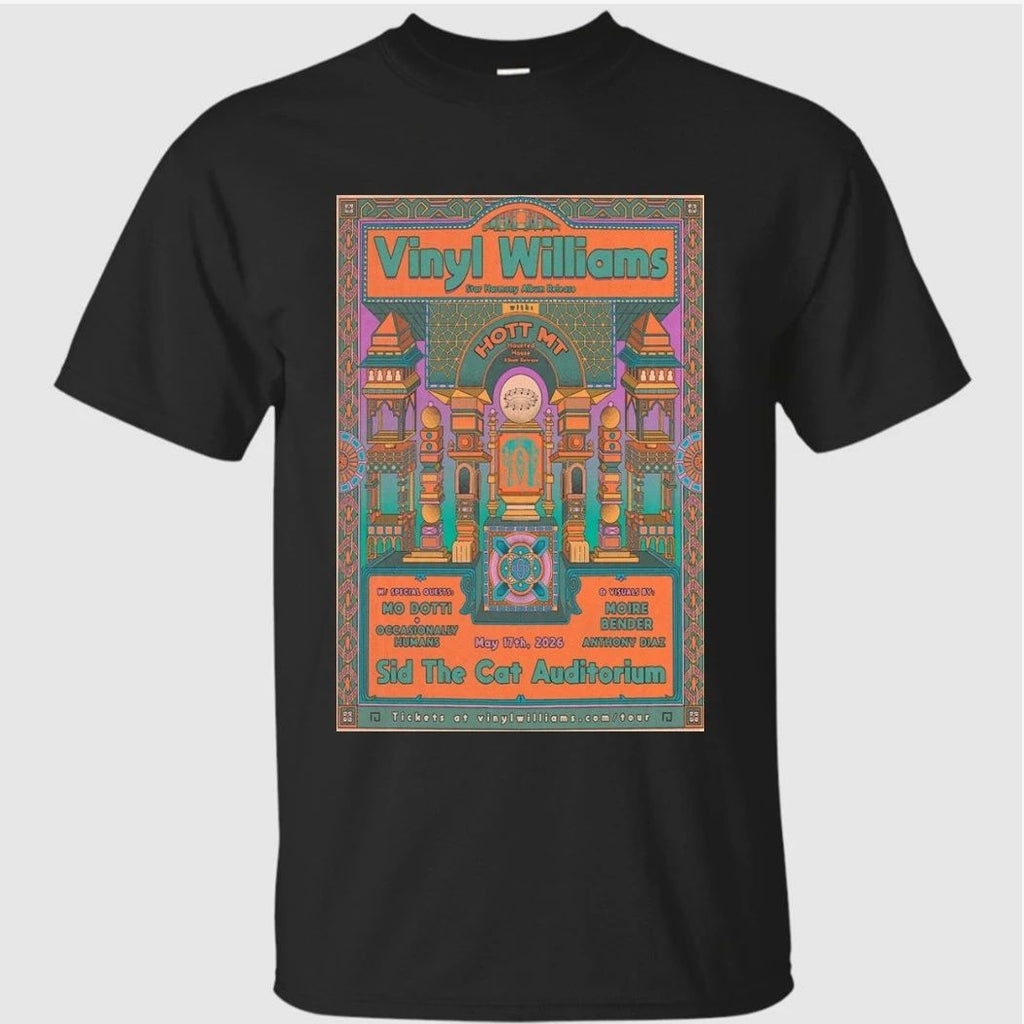 Vinyl Williams South Pasadena CA Sid The Cat Auditorium Show May 17 2026 Poster Shirt