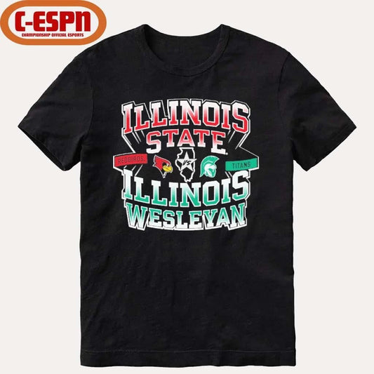 Illinois Wesleyan Redbirds vs Illinois Wesleyan Titans Basketball Shirt