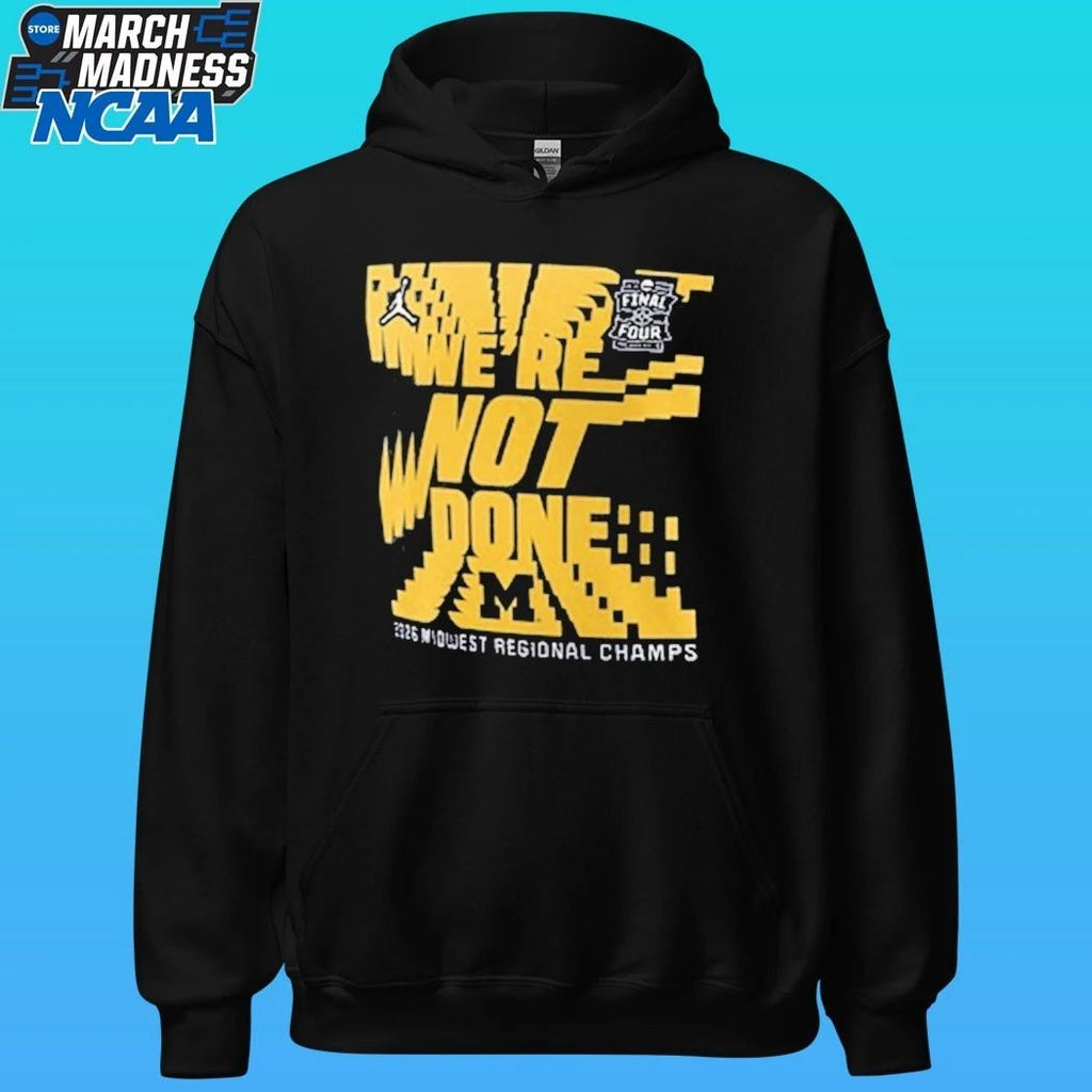 Michigan Wolverines Ncaa Men’s Basketball Tournament March Madness Final Four Locker Room 2026 Shirt