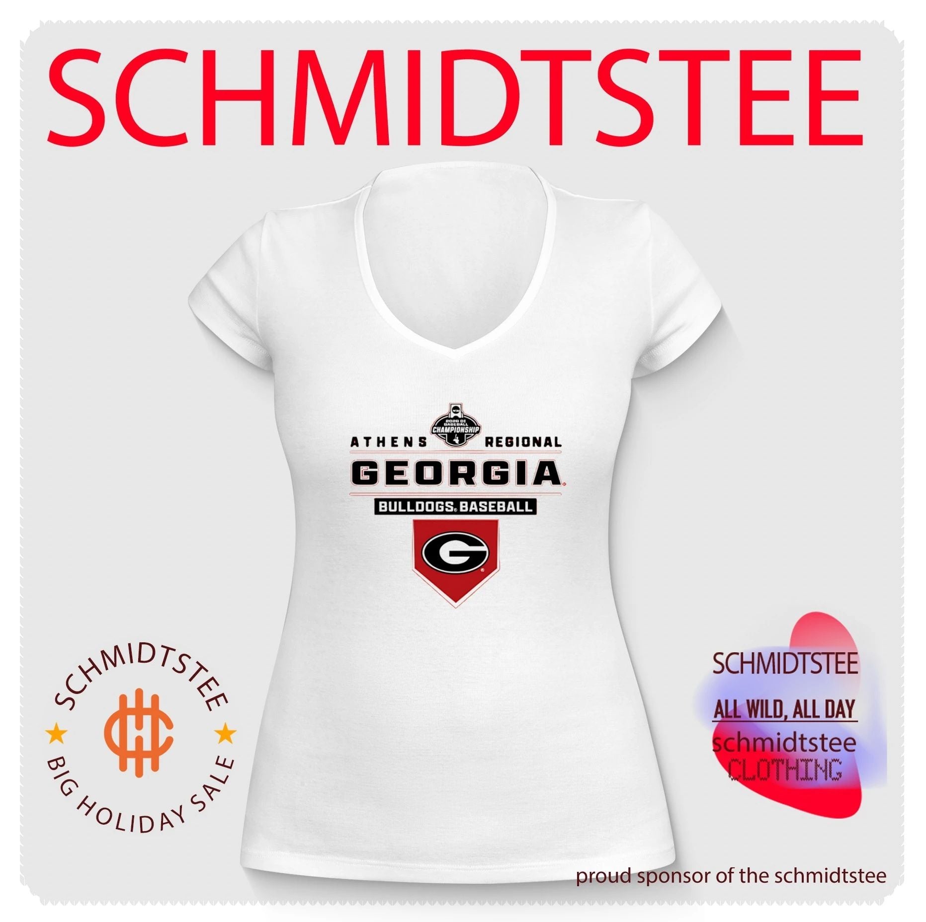 Georgia Baseball 2026 Regional Bound shirt