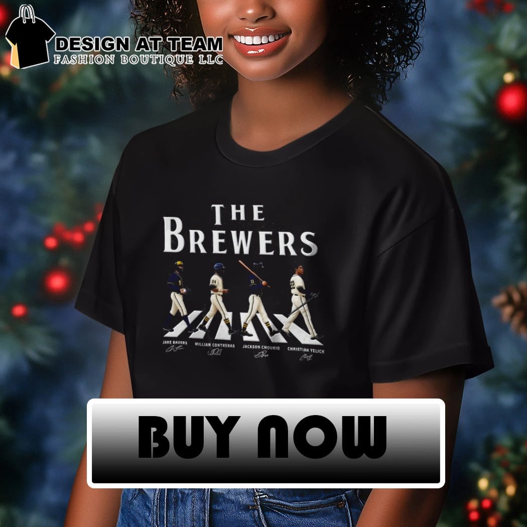 The Milwaukee Baseball Walking Road Chourio Contreras Bauers Yelich shirt