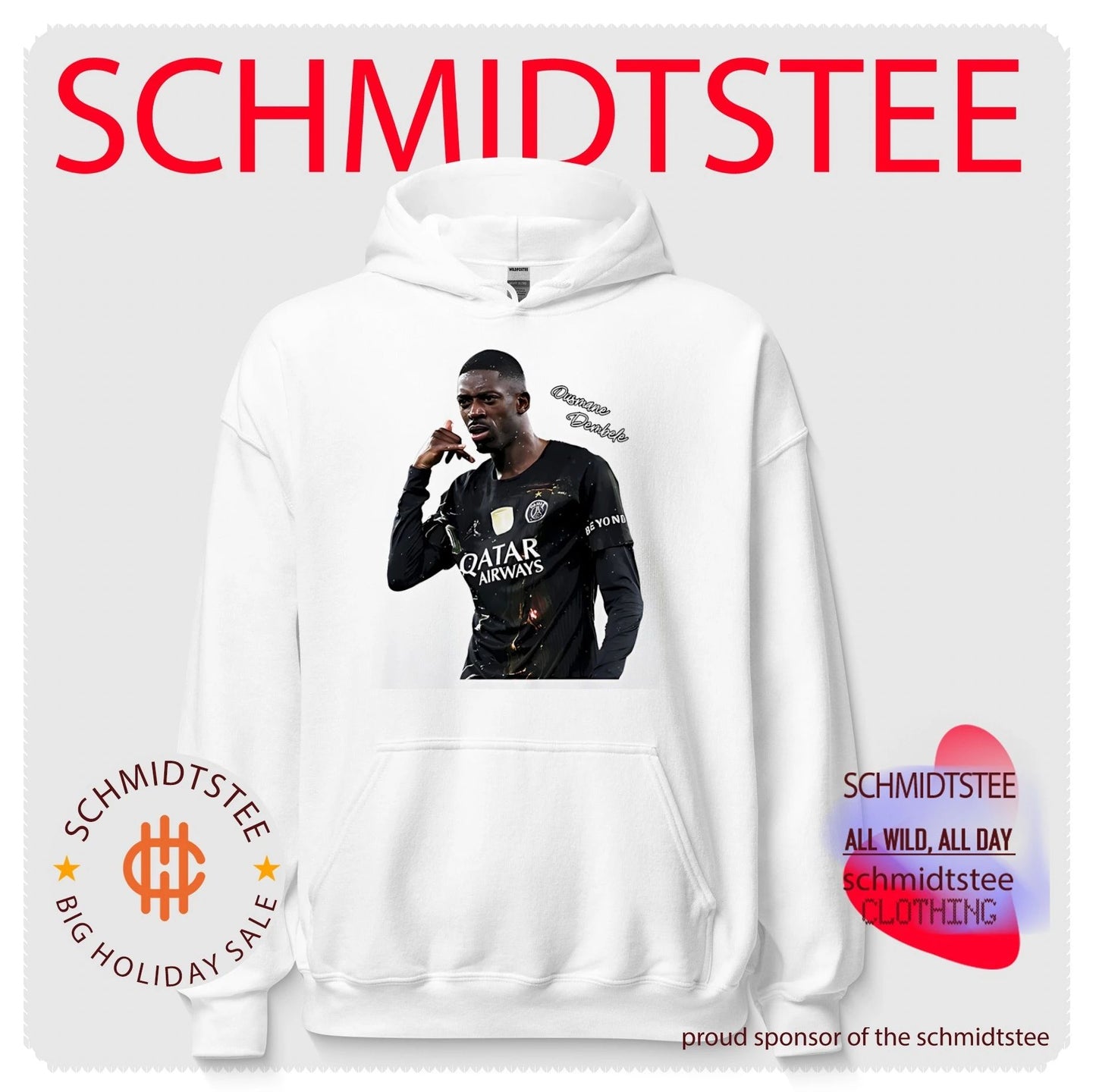 PSG Ousmane Dembele call hand shirt