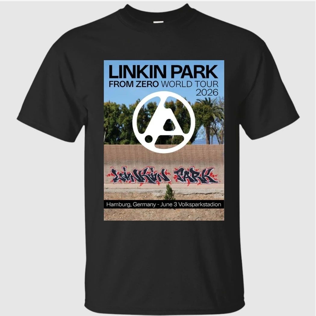 Linkin Park From Zero 2026 Tour Hamburg Germany Night 2 Poster At Volksparkstadion On June 3 2026 Poster Shirt
