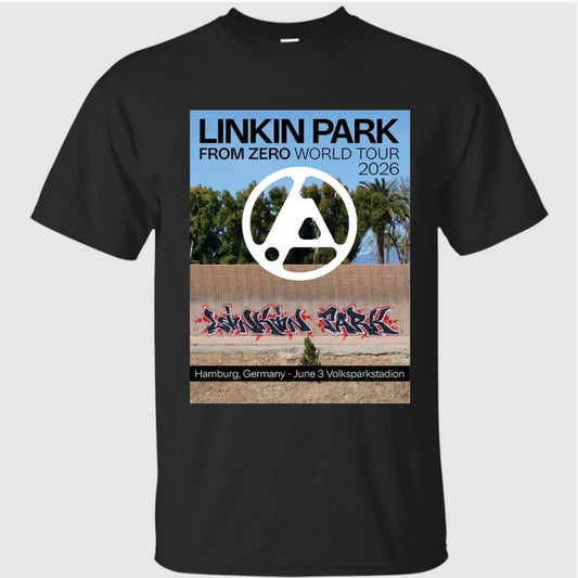 Linkin Park From Zero 2026 Tour Hamburg Germany Night 2 Poster At Volksparkstadion On June 3 2026 Poster Shirt