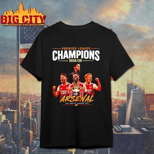 Arsenal Fc Premier League Champions 2025 26 The North London Era Shirt