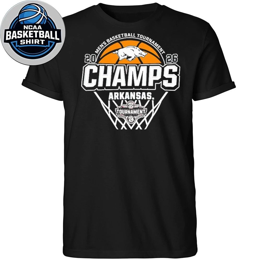 Trevon Brazile Arkansas Champs Locker Room Logo Shirt 2026