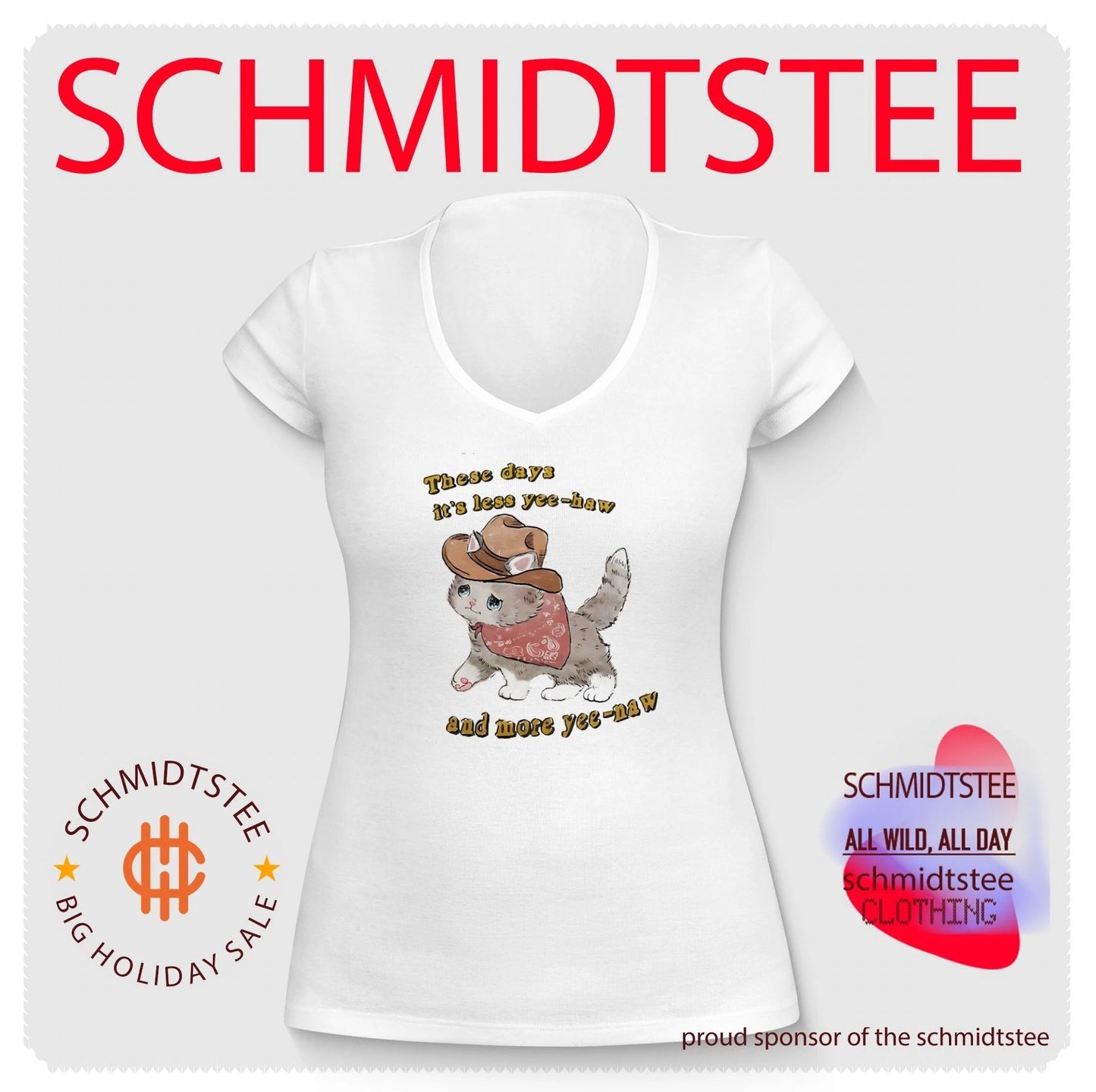 Cat these days it’s less yee-haw and more yee-naw shirt