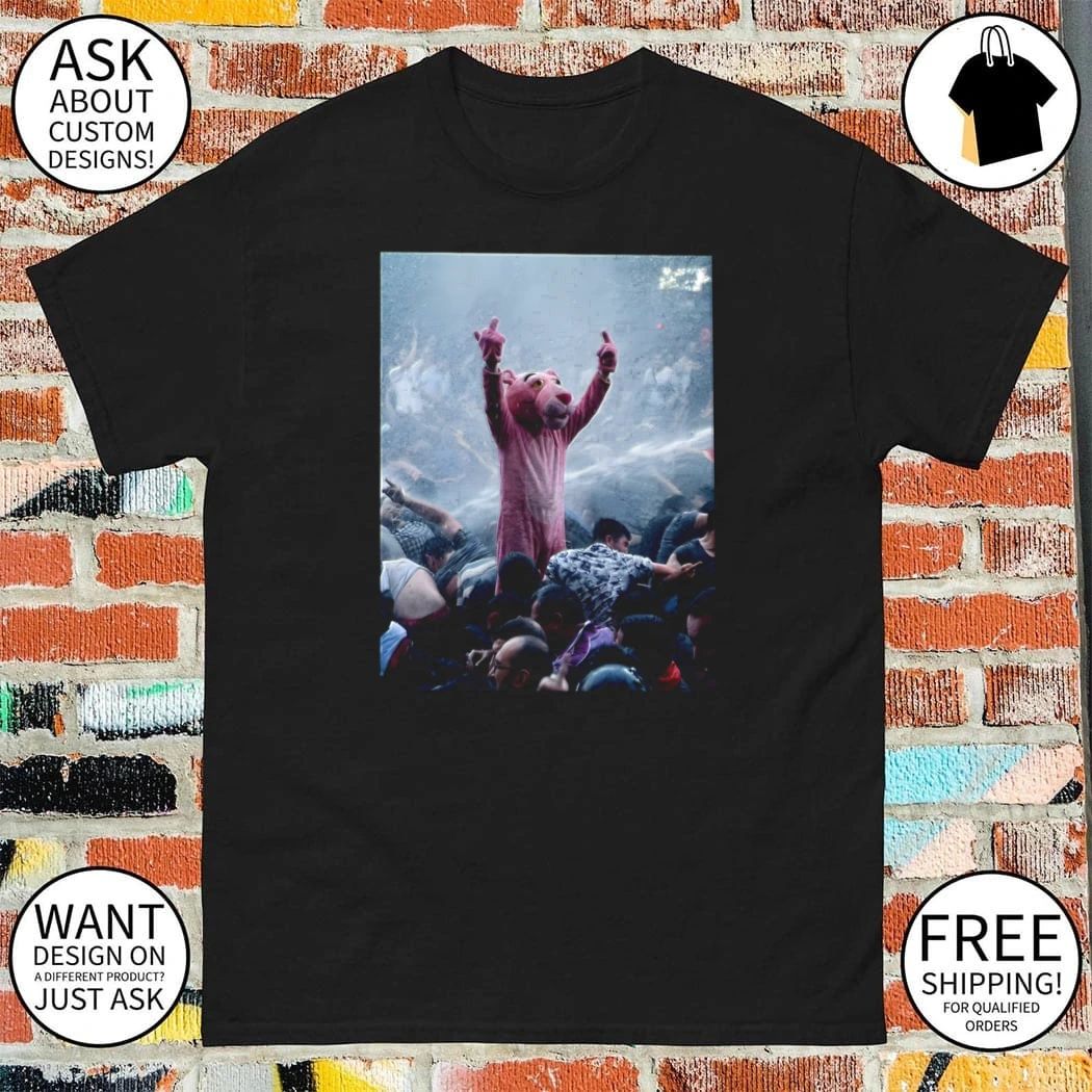 Panther middle finger fuck the police shirt