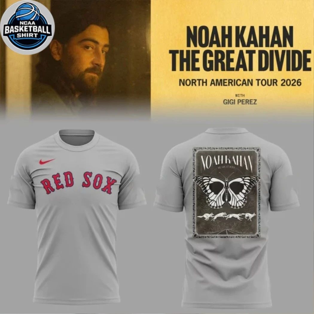 Boston Red Sox x Noah Kahan The Great Divide Tour Shirt