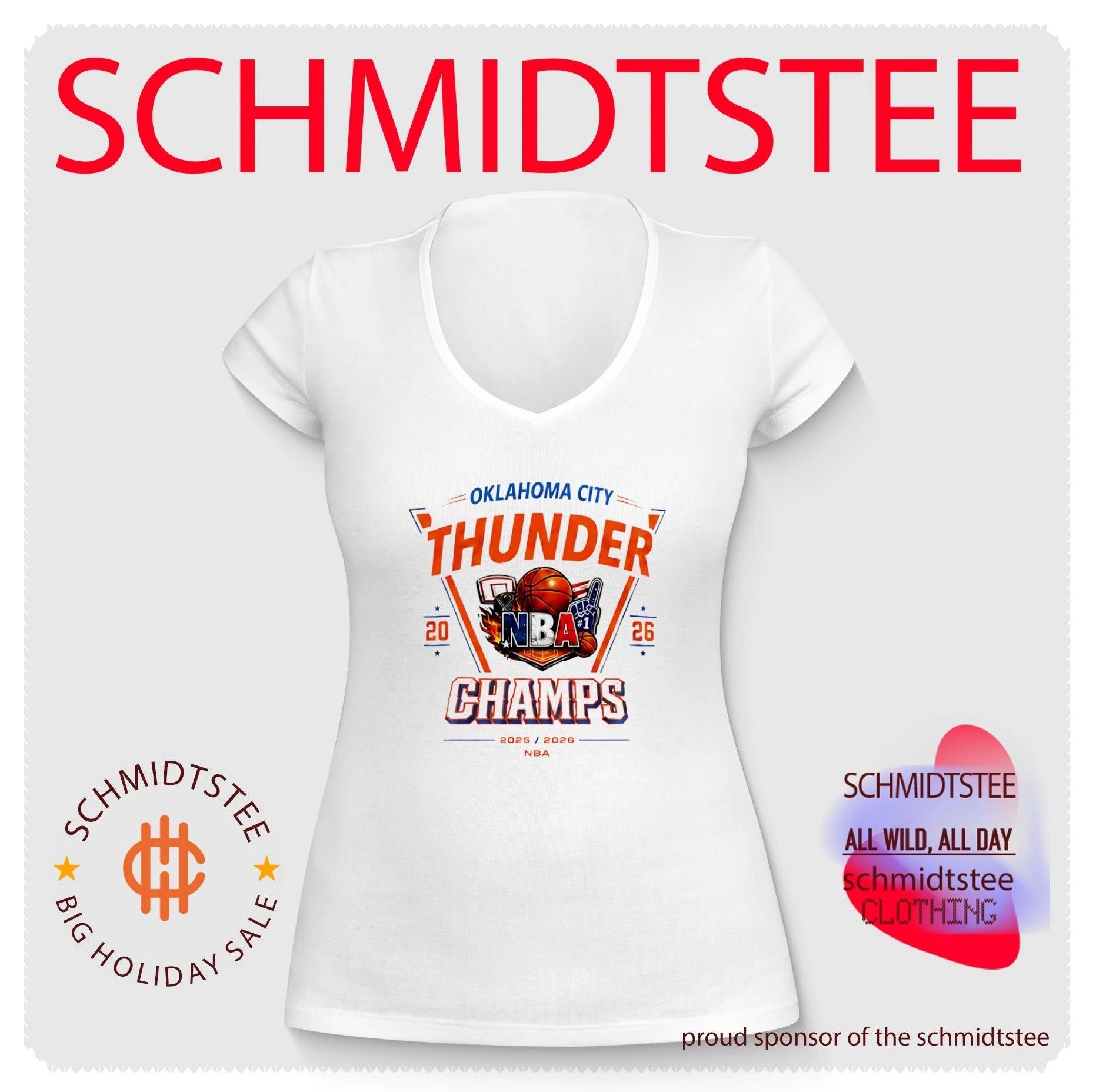 OKC Thunder 2026 Western Champions White shirt