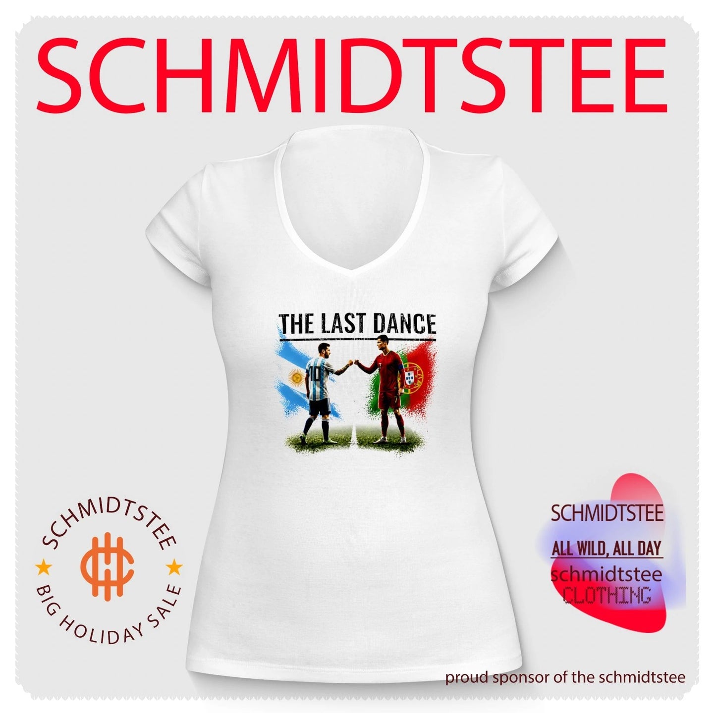 The Last Dance Messi and Ronaldo graphic shirt