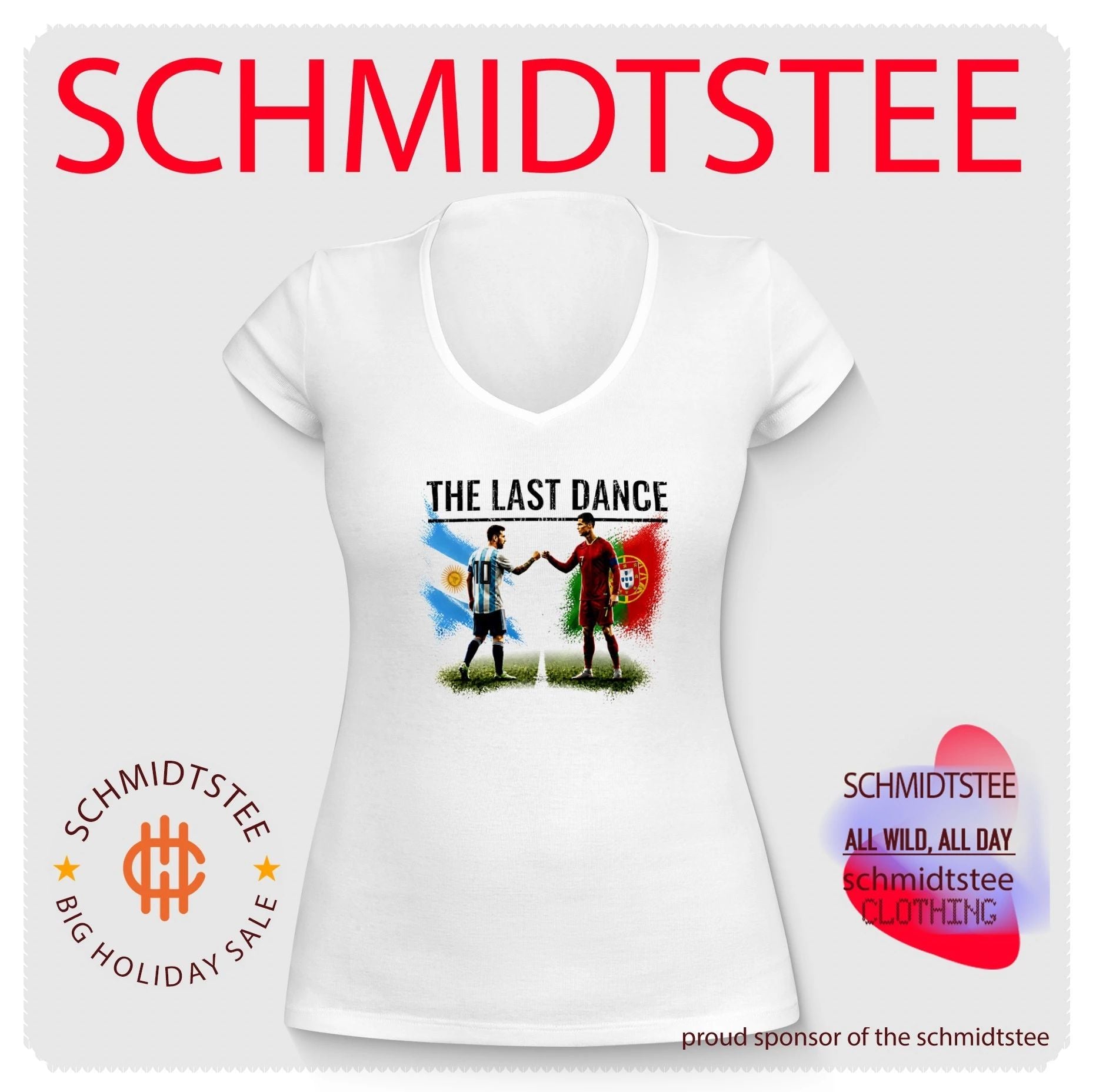 The Last Dance Messi and Ronaldo graphic shirt