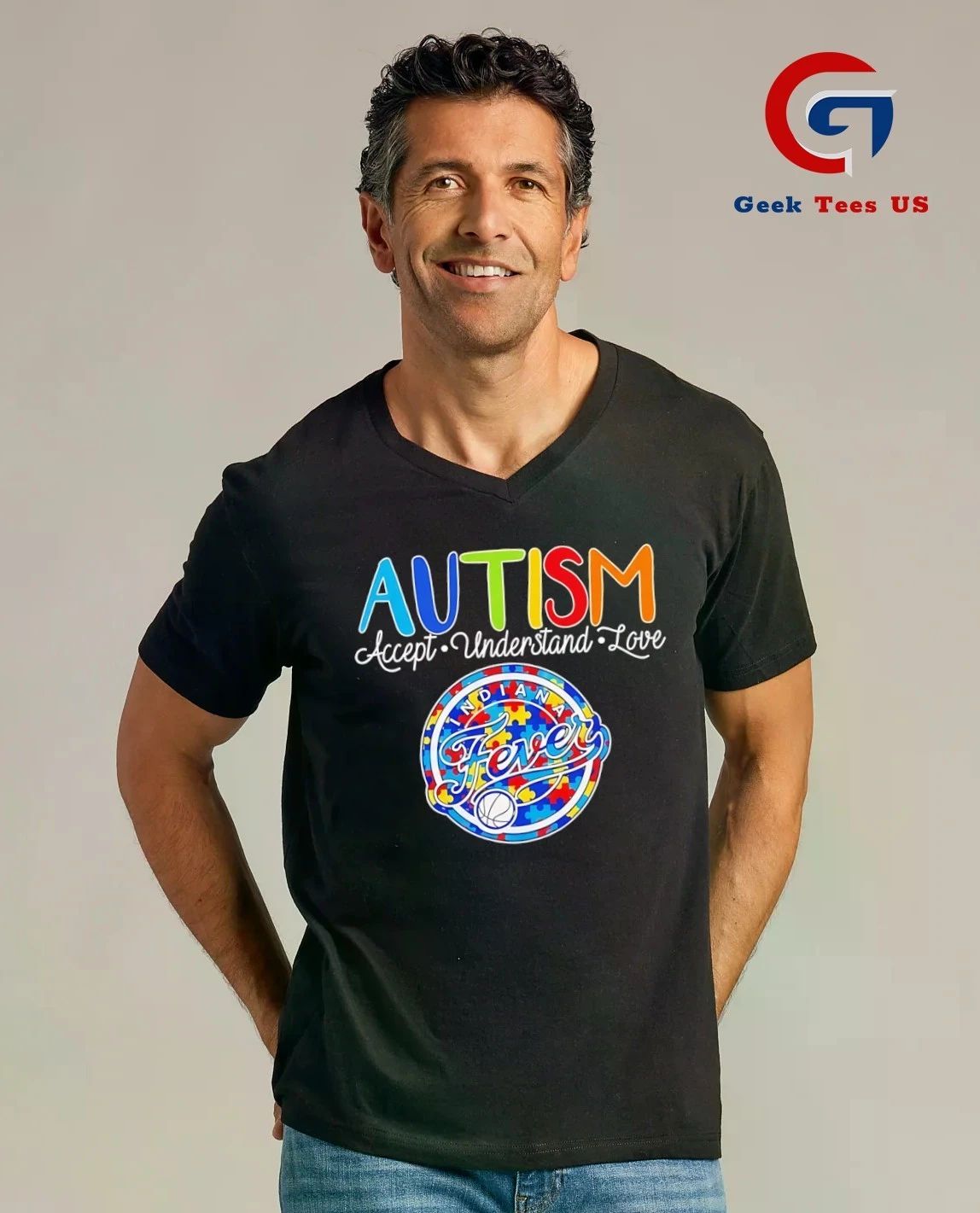 Indiana Fever Autism Awareness Accept Understand Love Basketball 2026 shirt