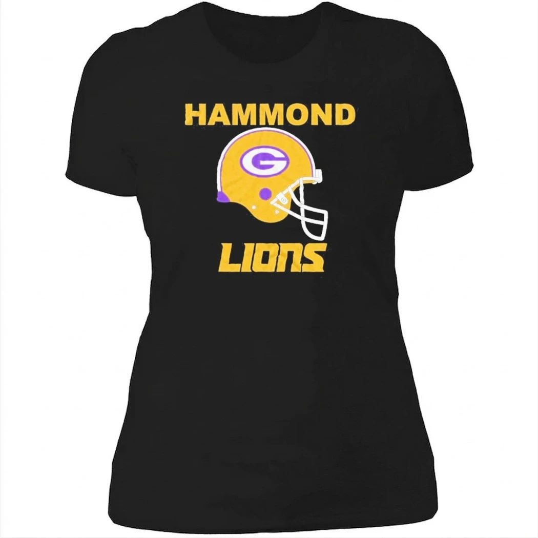 Hammond Lions Football Helmet Team Spirit Shirt