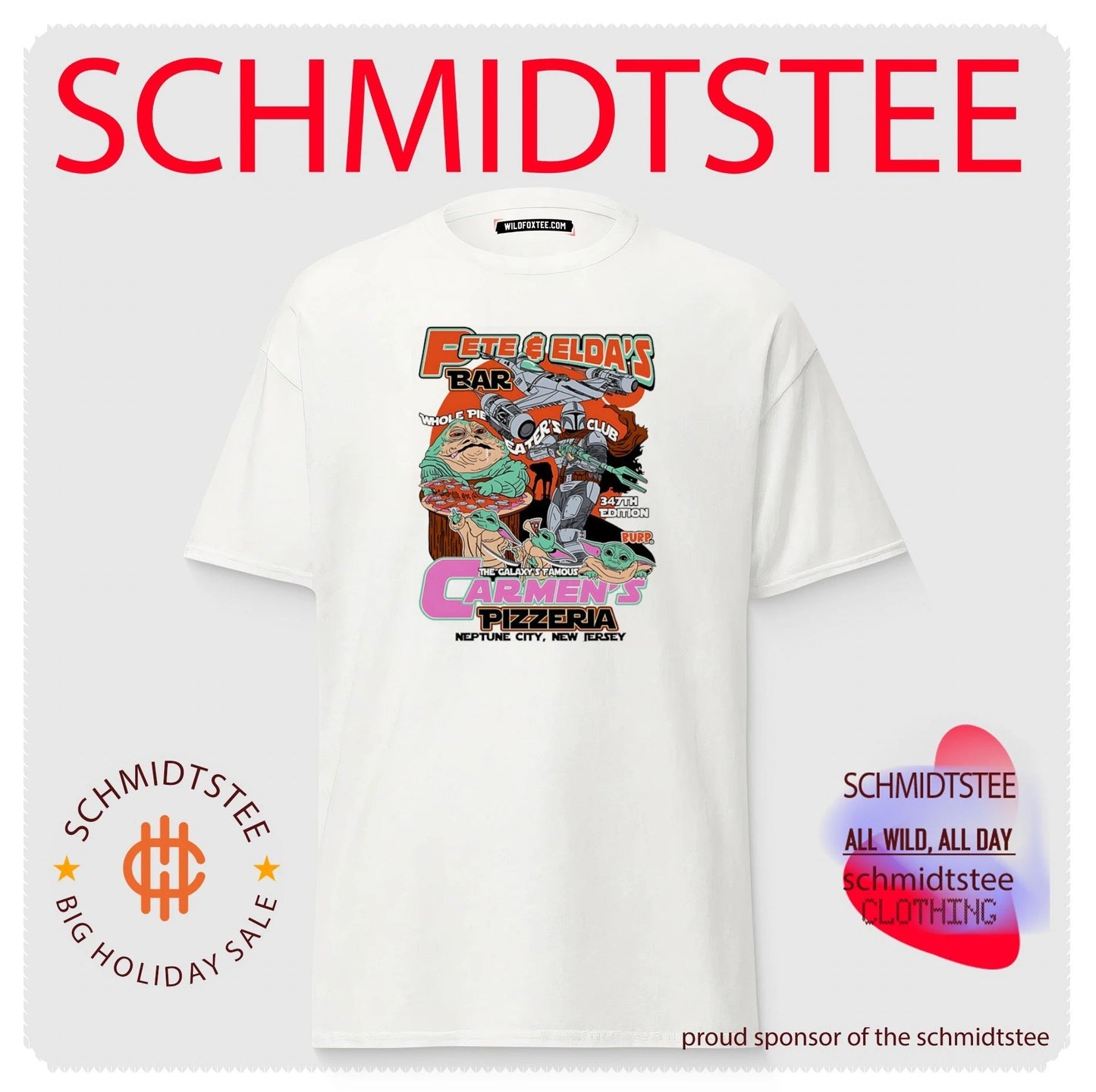 Pete E Elda’s bar 347th eadition Carment’s Pizzeria shirt
