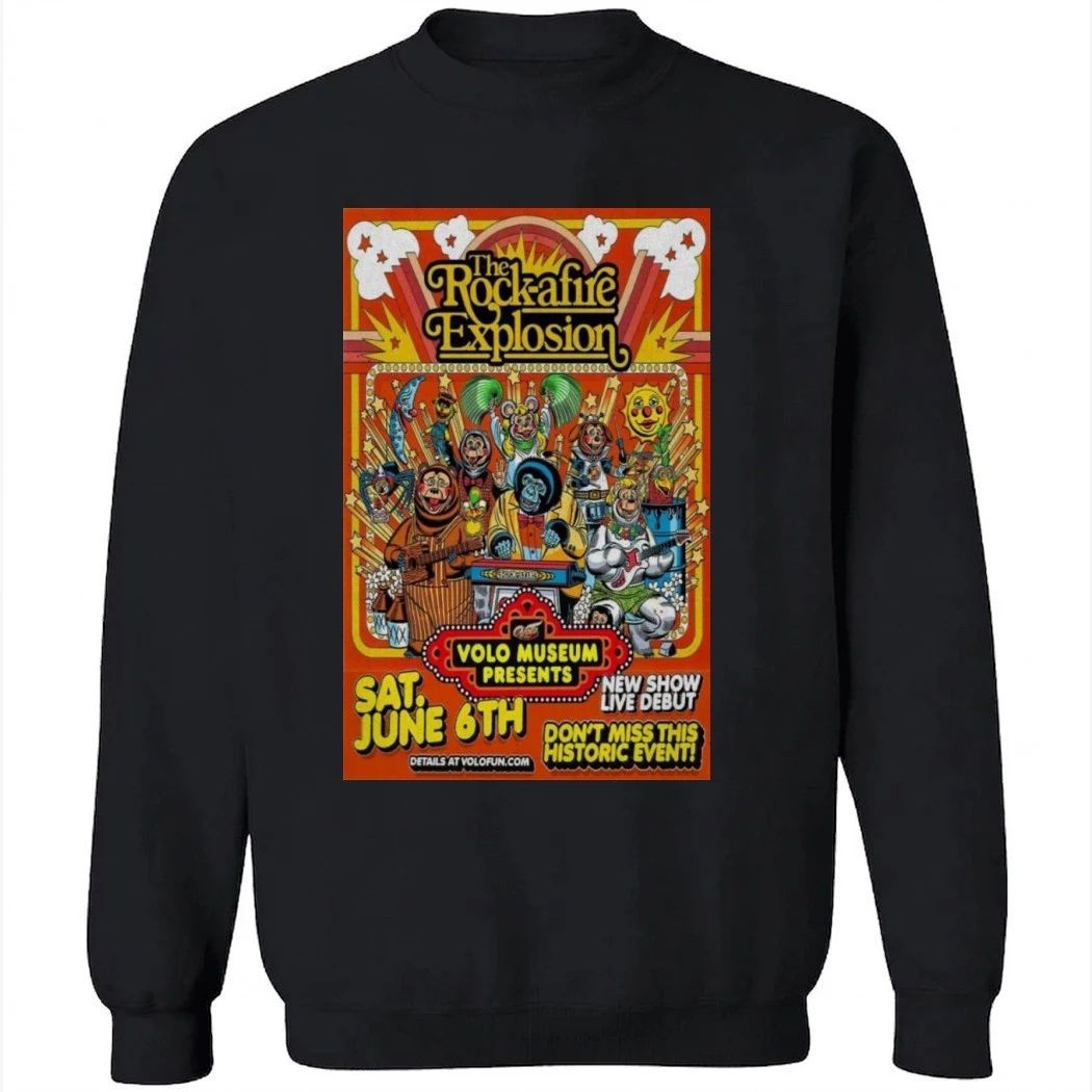 June 06 2026 The Rock Afire Explosion Poster Volo, Illinois Volo Museum Poster Shirt
