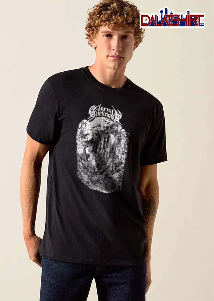 Eternal Darkness gothic castle horsemen dark landscape shirt