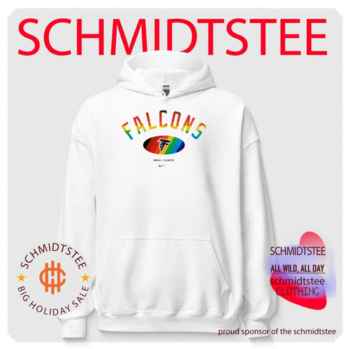 Atlanta Falcons Pride Month Rainbow logo shirt