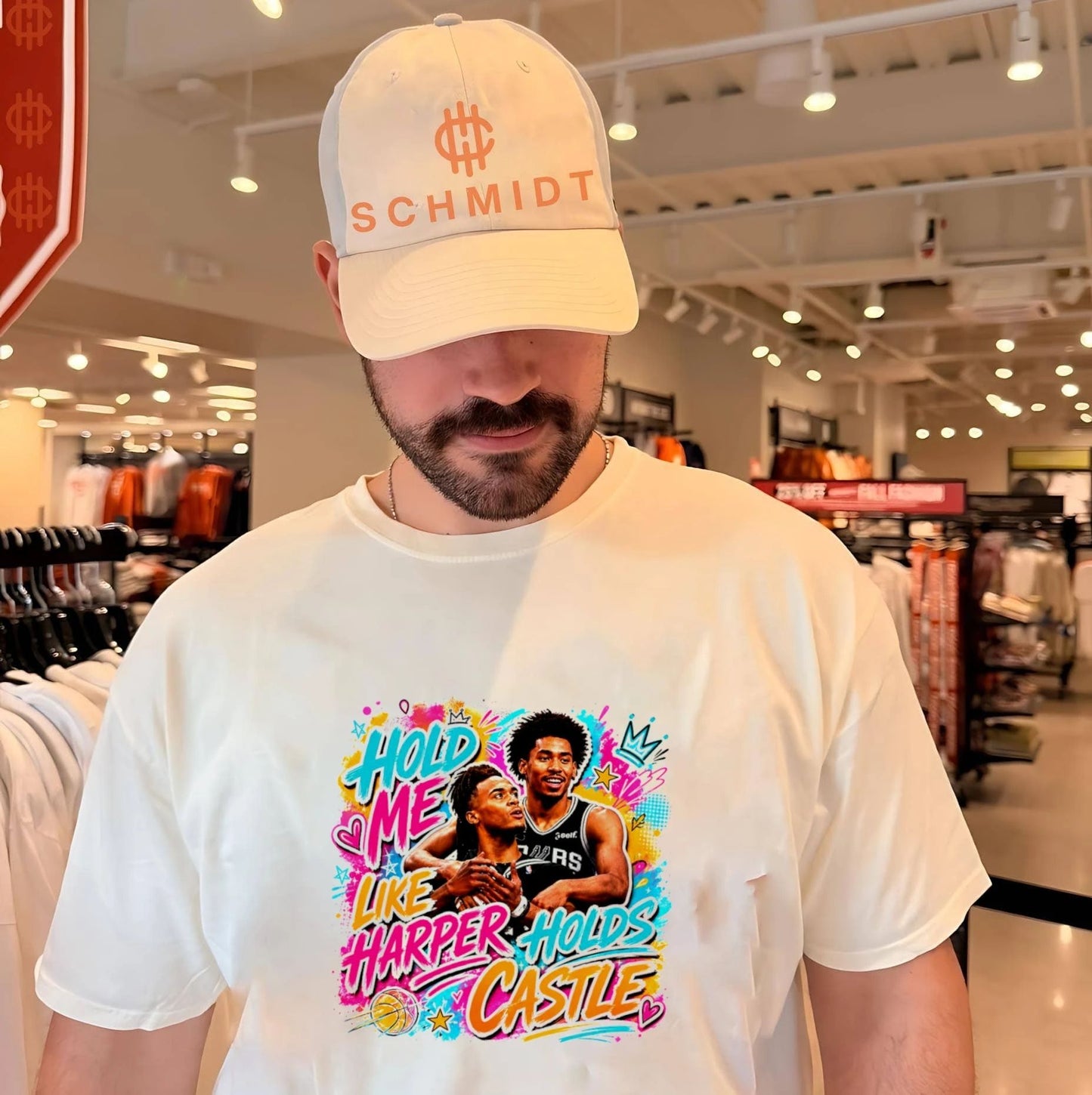 San Antonio Spurs Dylan Harper and Stephon Castle Hold Me Like Harper Holds Castle shirt