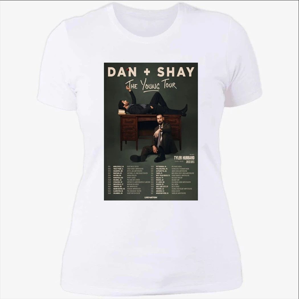 Dan Shay The Young Tour 2026 Poster Shirt
