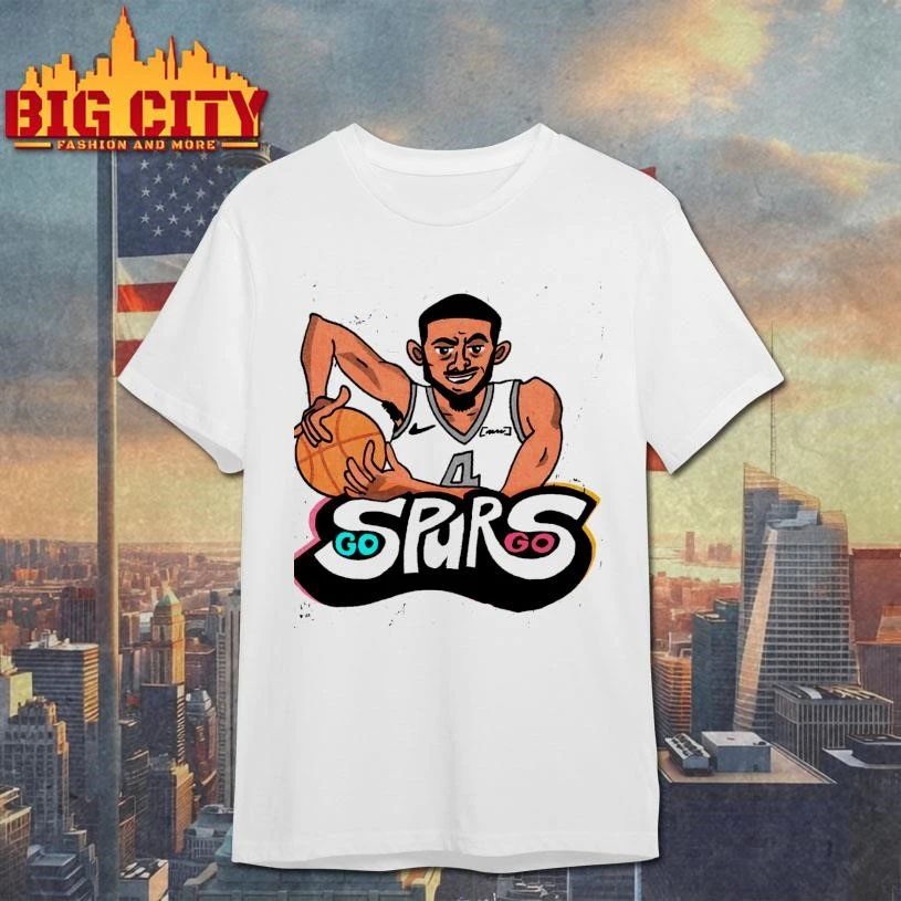 San Antonio Spurs Go Spurs Go Cartoon Western Conference Champions Shirt