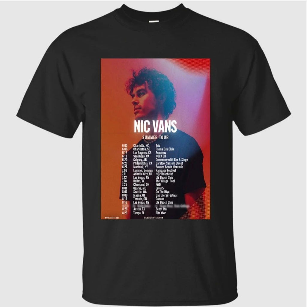 Nic Vans Tour 2026 Poster New Shirt