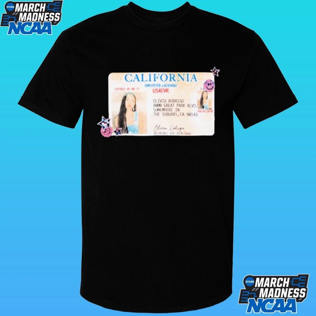 Olivia Rodrigo Drivers License 5 Year Anniversary Shirt