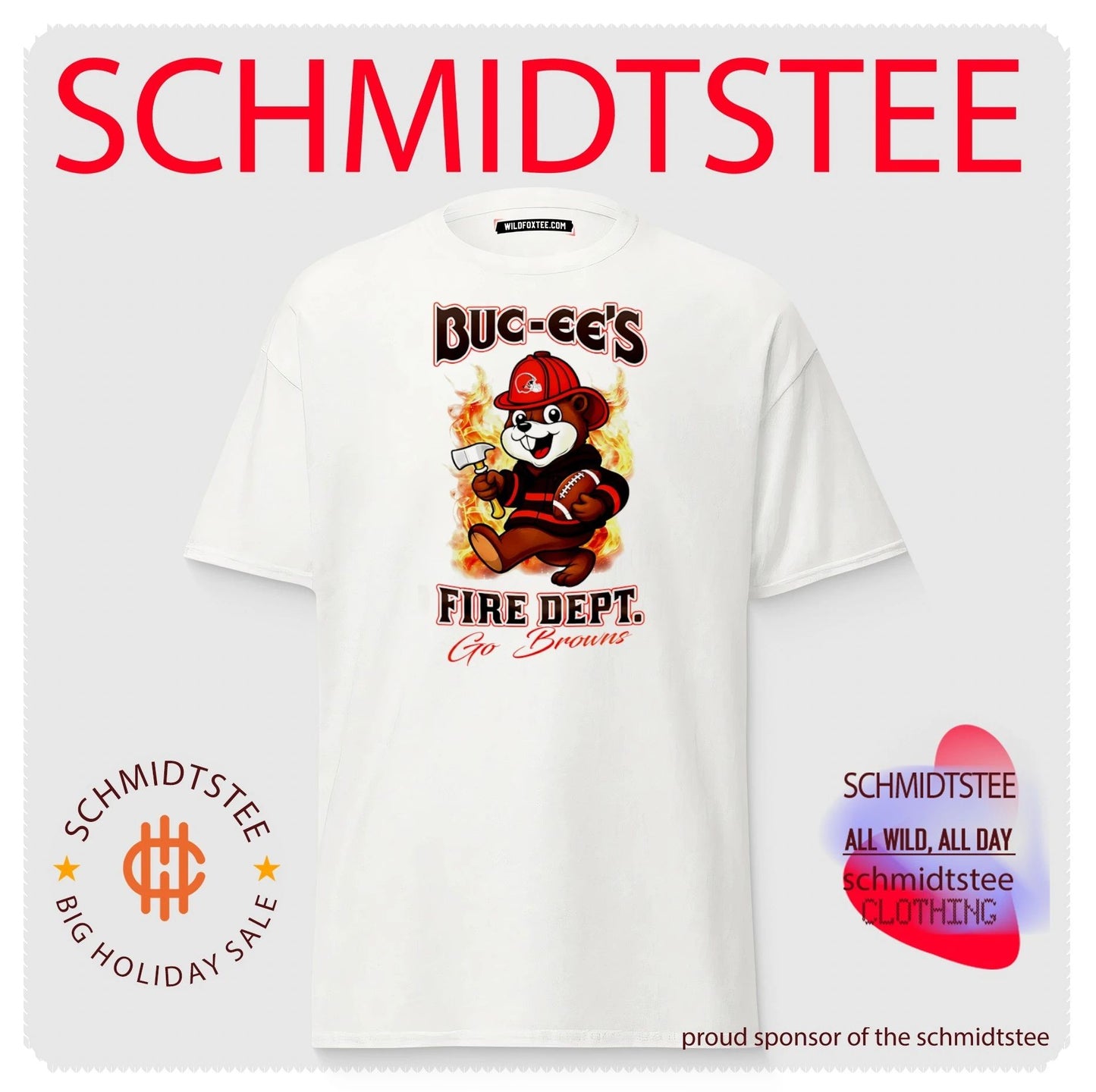 Cleveland Browns Buc-Ee’s Fire Dept go Bears Firefighter Strong shirt