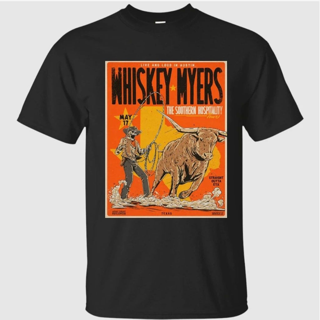 Whiskey Myers Austin Texas 2026 Event Poster The Southern Hospitality Tour On May 17 2026 Straight Outta Etx Shirt