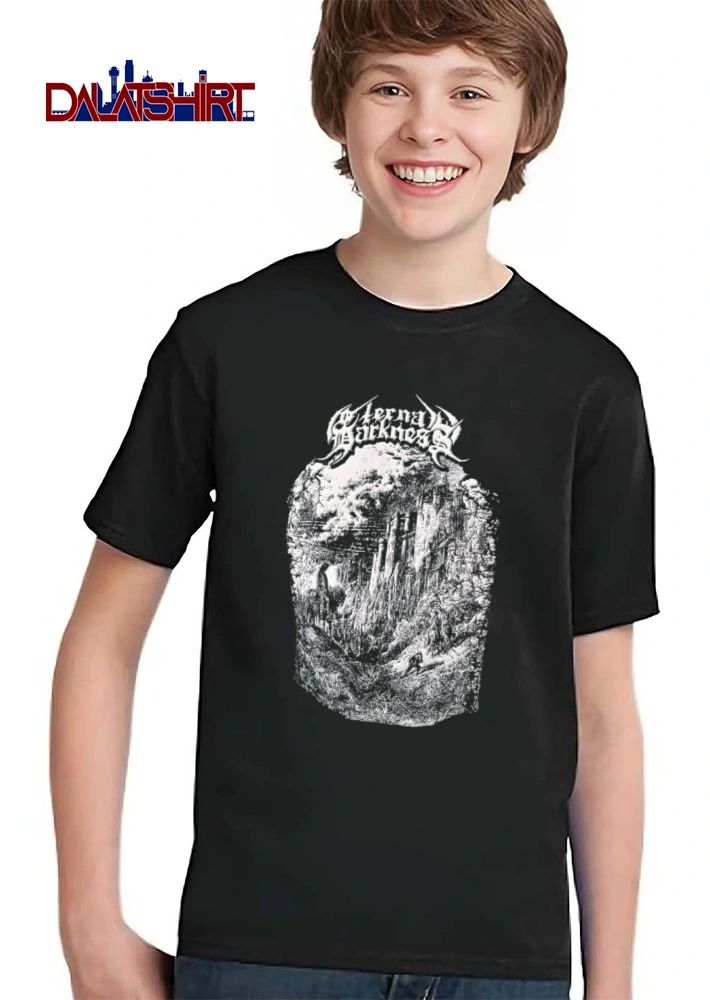 Eternal Darkness gothic castle horsemen dark landscape shirt