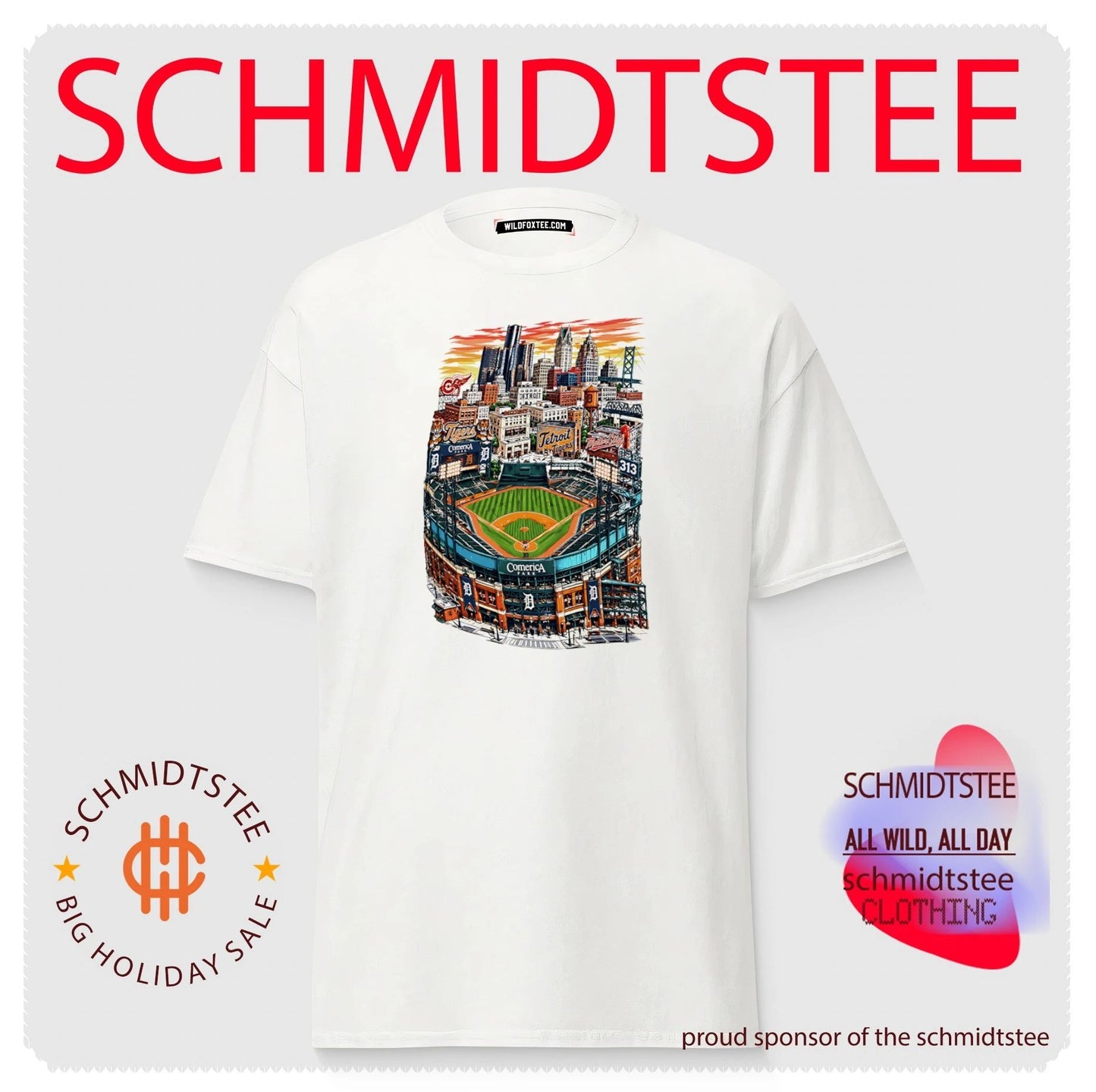 Detroit baseball Motor City Ballpark stadium shirt