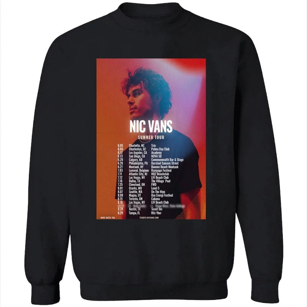 Nic Vans Tour 2026 Poster New Shirt