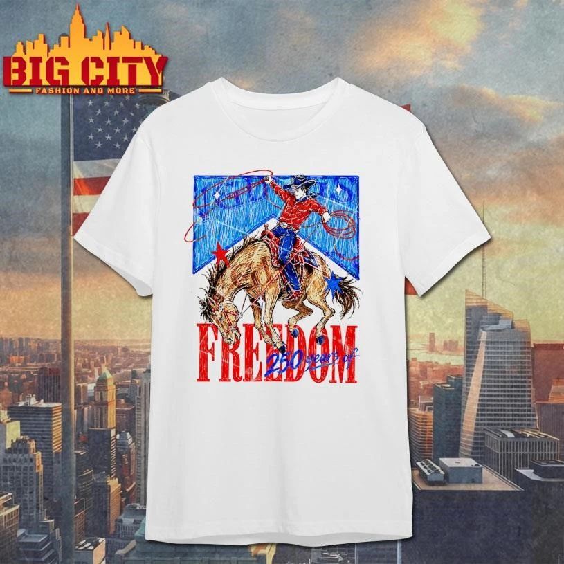 250 Years Of Freedom Western Cowgirl Shirt