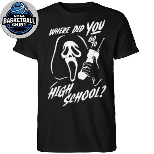 Ghostface Cincinnati High School Question Horror Graphic T-Shirt