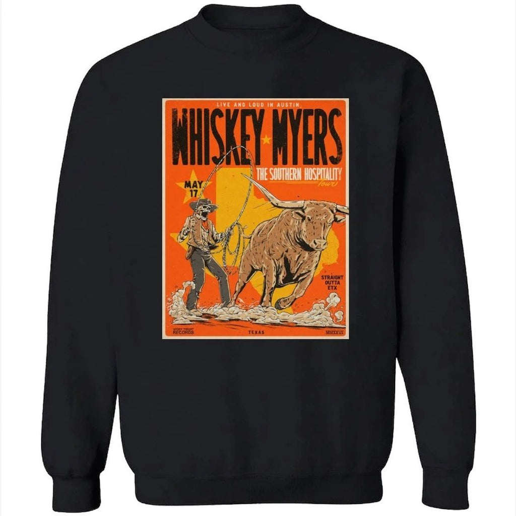 Whiskey Myers Austin Texas 2026 Event Poster The Southern Hospitality Tour On May 17 2026 Straight Outta Etx Shirt