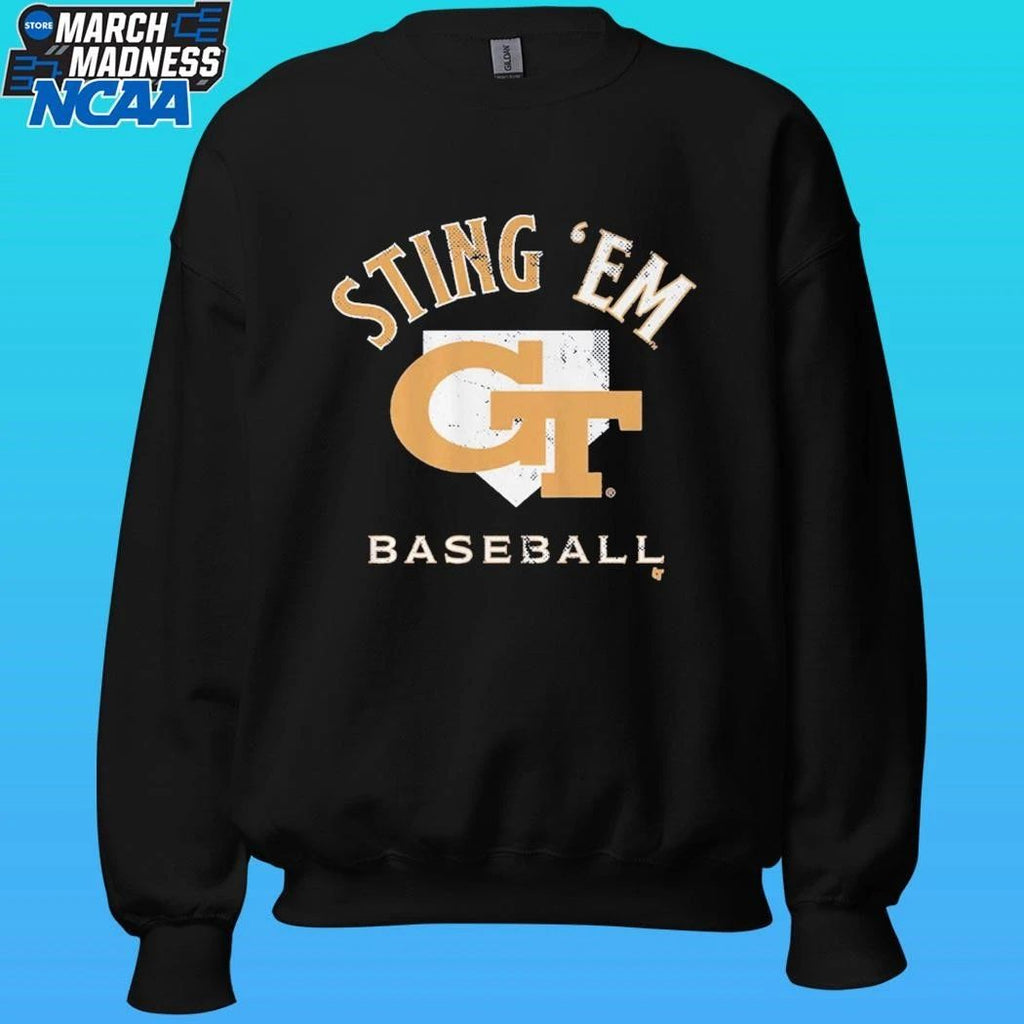 Georgia Sting Em Tech Baseball Home Plate Shirt