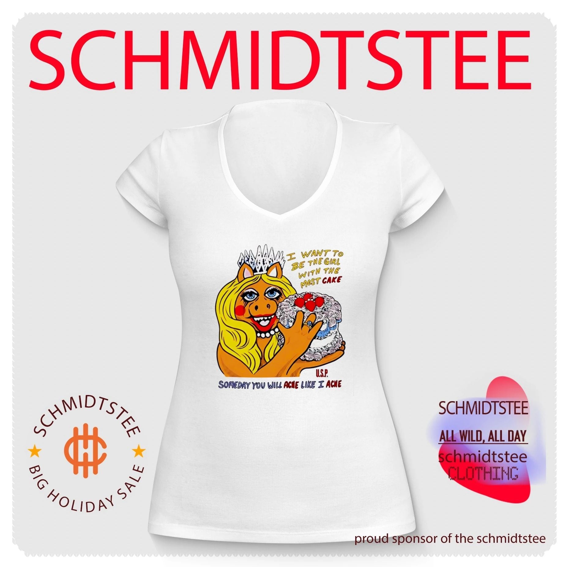 I want to be the girl with the most cake somedy you will ache like I acne shirt