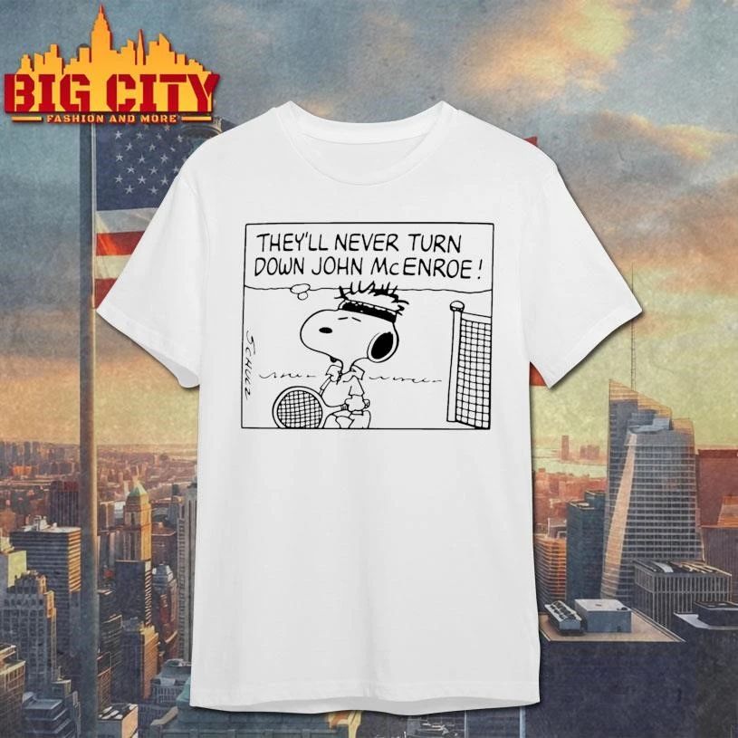 They’ll Never Turn Down John McEnroe Snoopy Shirt