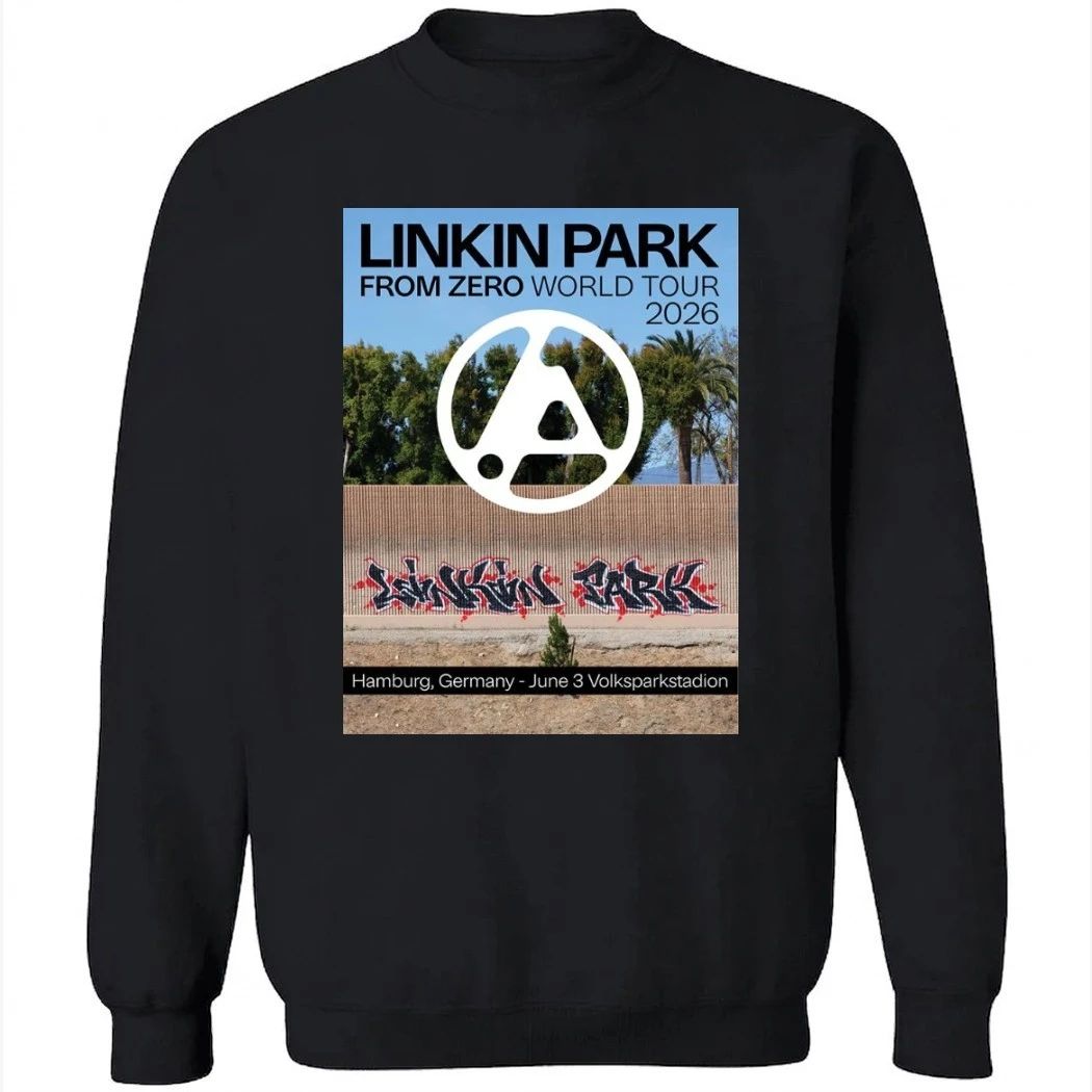Linkin Park From Zero 2026 Tour Hamburg Germany Night 2 Poster At Volksparkstadion On June 3 2026 Poster Shirt