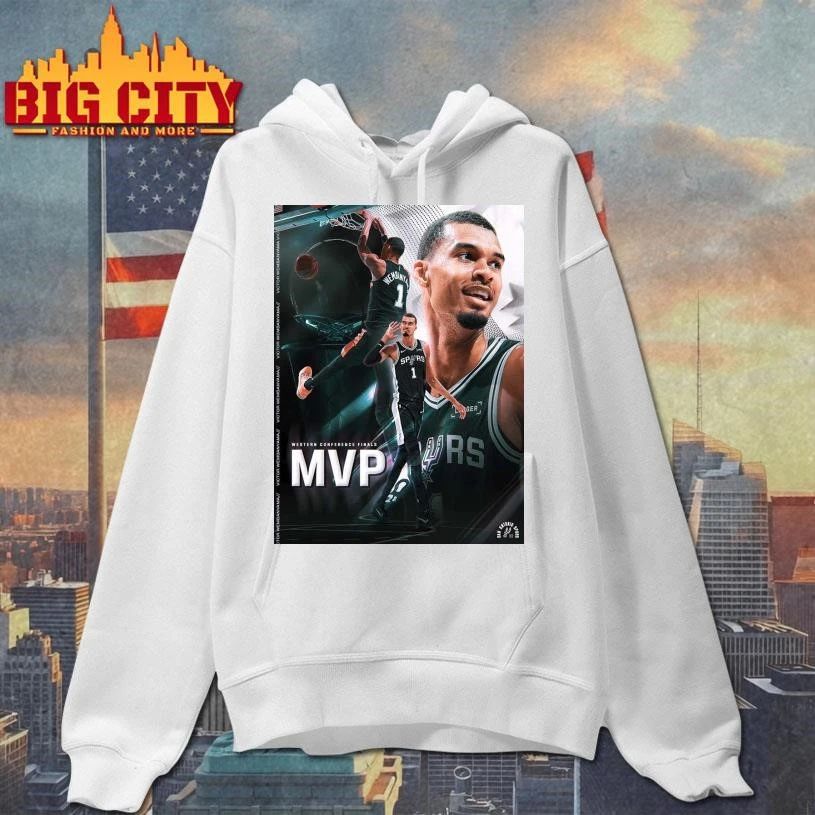 Victor Wembanyama San Antonio Spurs 2026 NBA Western Conference Finals MVP Poster Shirt