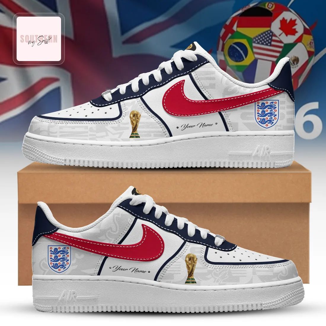 England National Team Three Lions Limited Edition Commemorative Air Force 1
