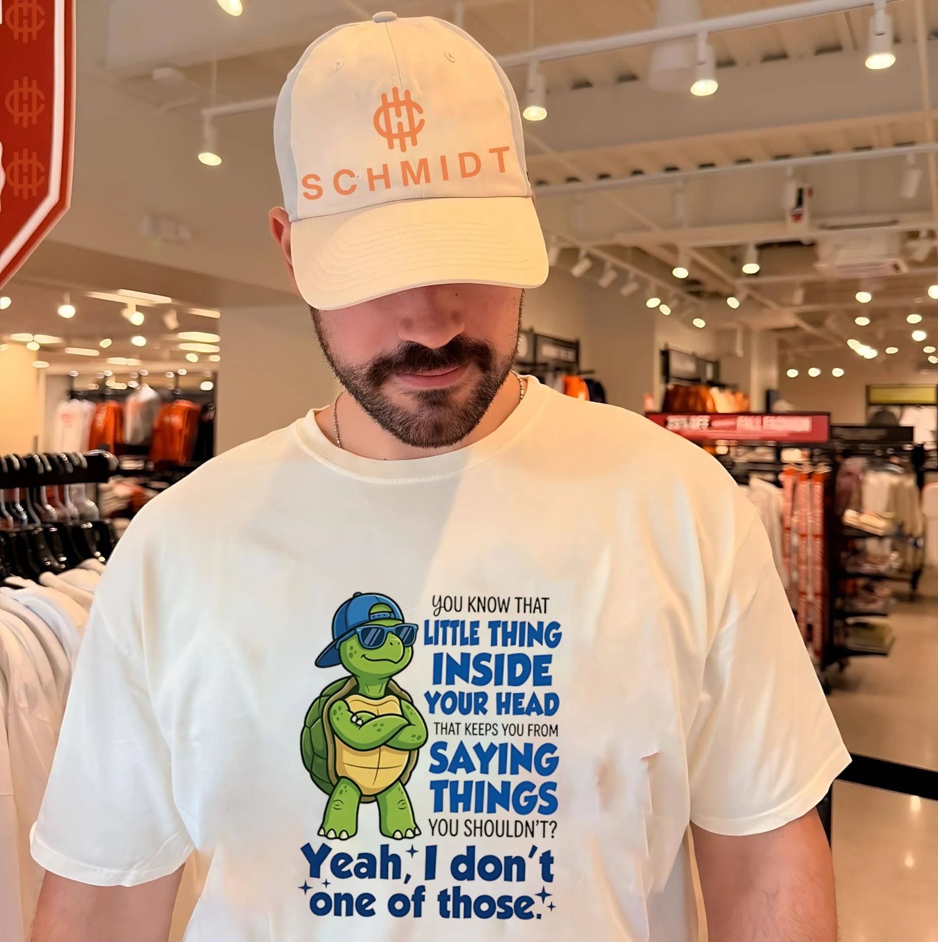 You know that little thing inside your head cartoon turtle shirt
