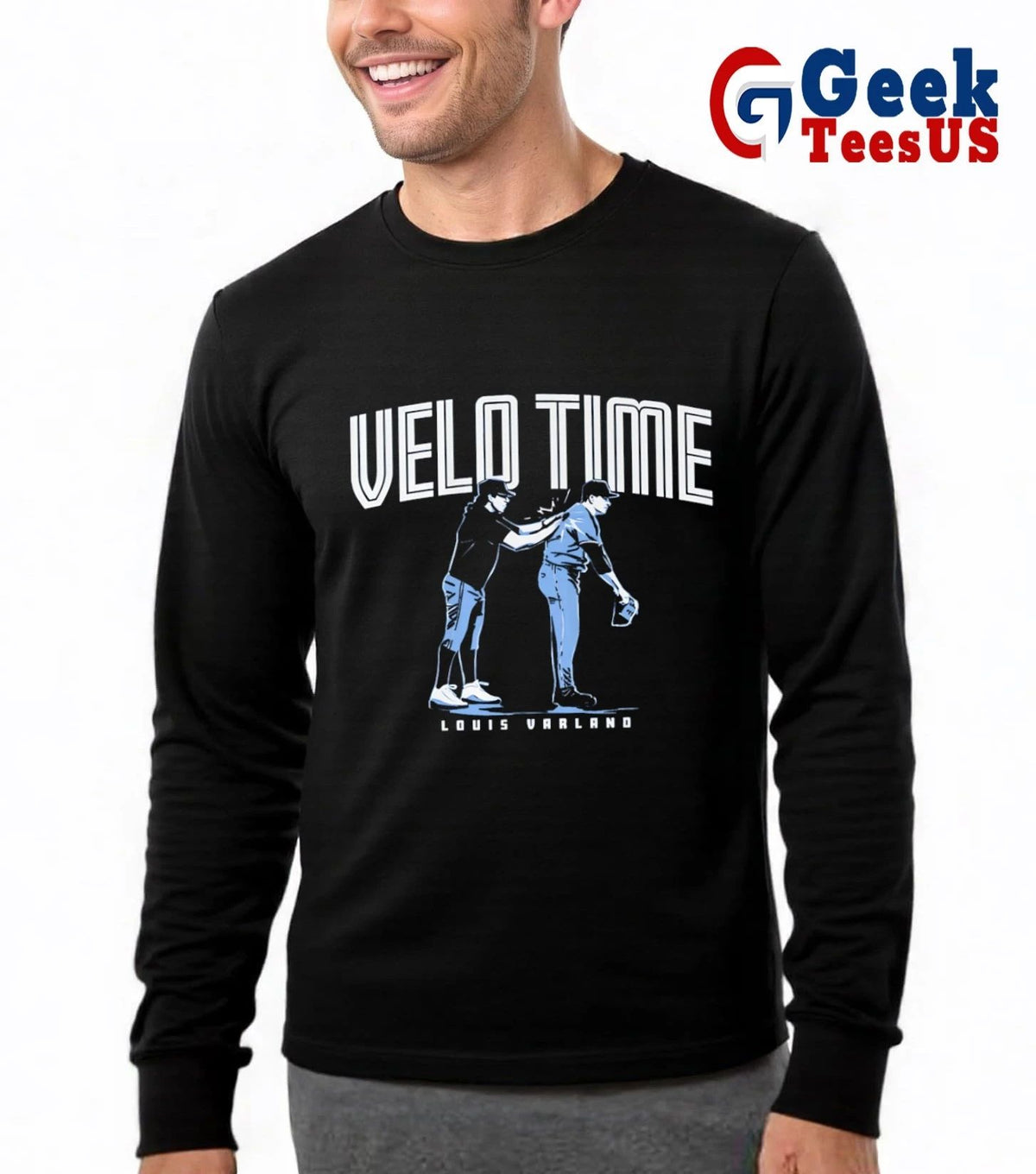 Louis Varland The Velo Slap Toronto Blue Jays baseball shirt