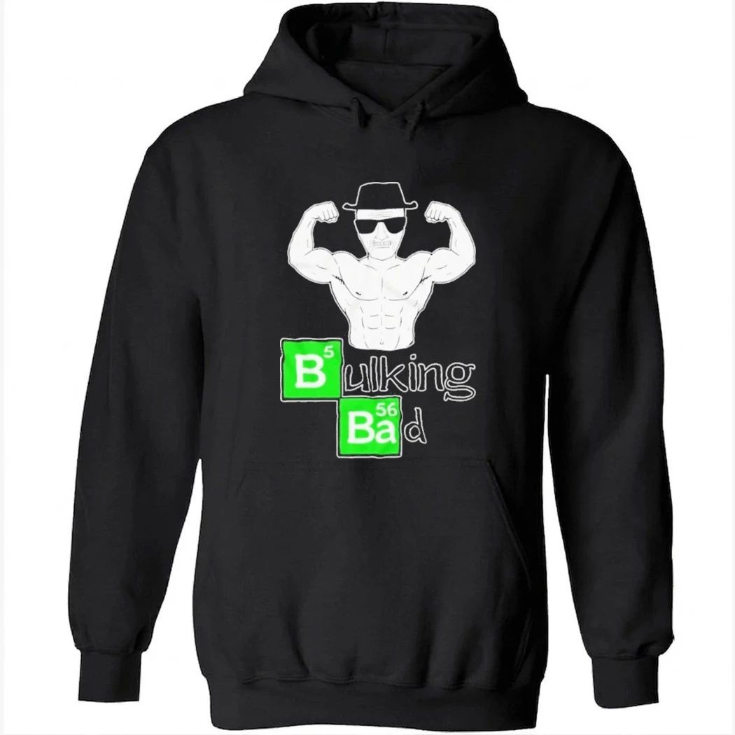 Bulking Bad Cartoon Sunglasses Funny Gym Humor Shirt