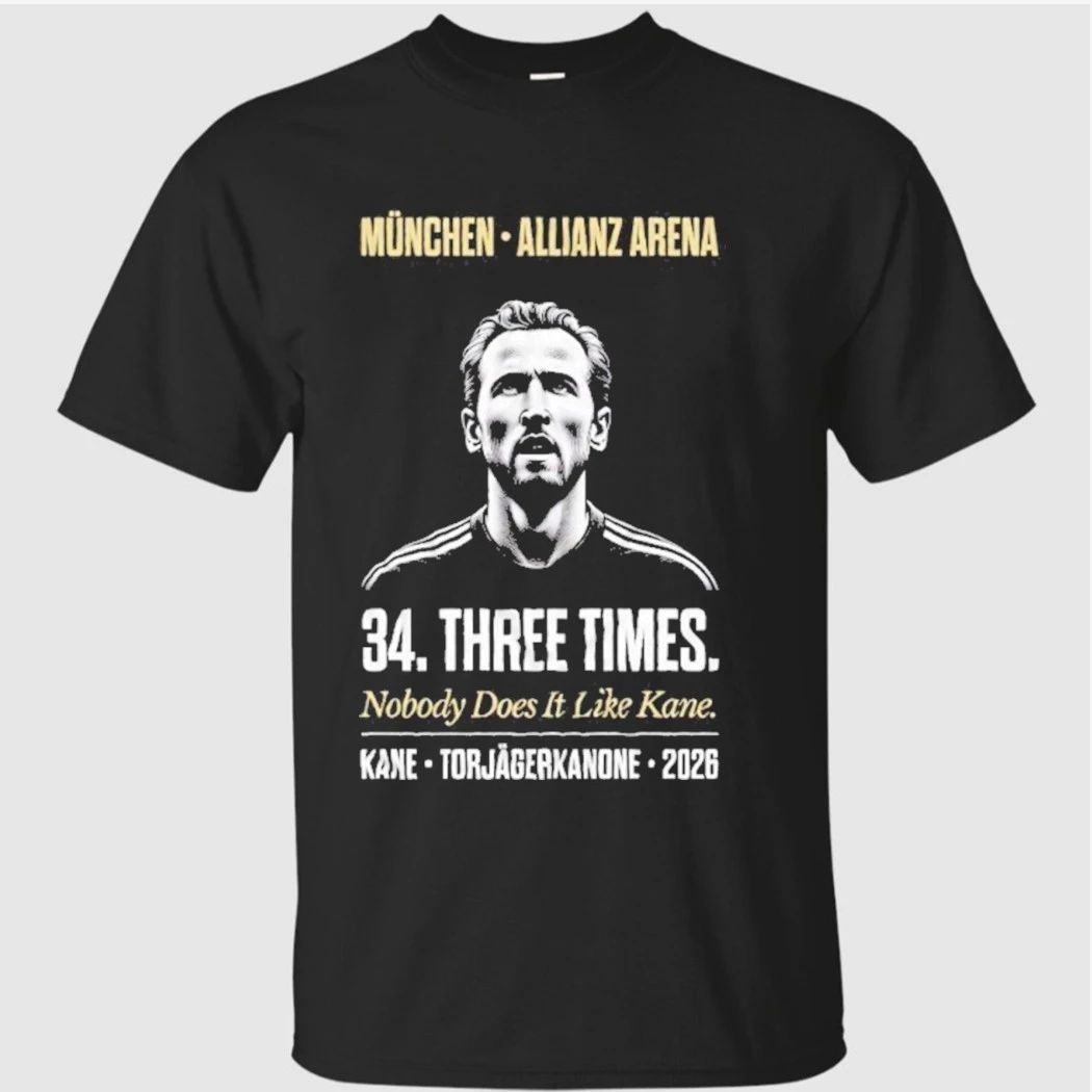 Harry Kane Torjager Kanone Three Seasons Bundesliga Top Scorer 2026 Shirt