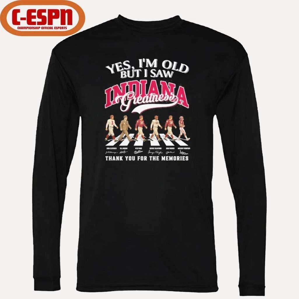 Yes, I’m Old But I Saw Indiana Hoosiers Abbey Road Greatness Shirt